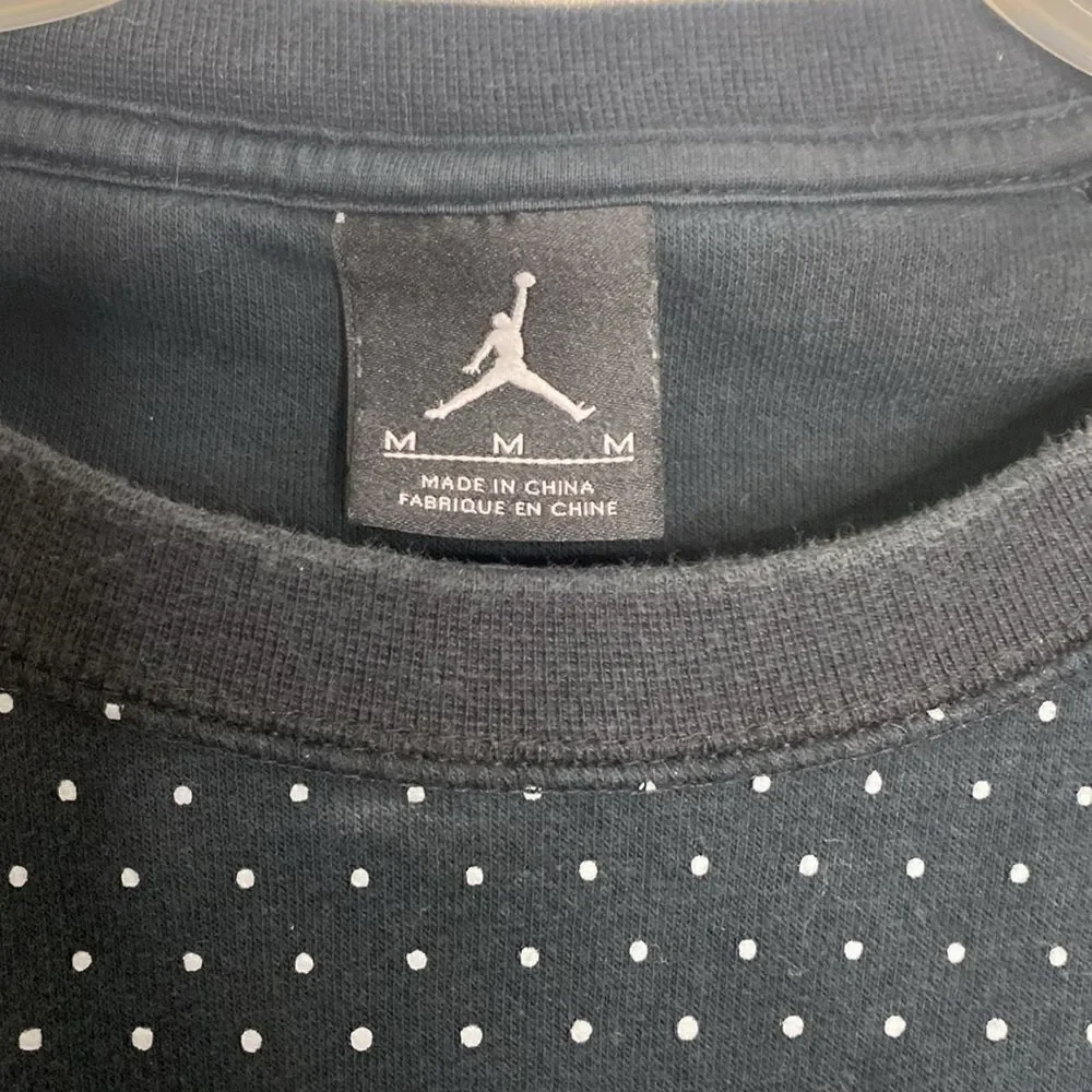Jordan Men’s Black Sweatshirt Size M